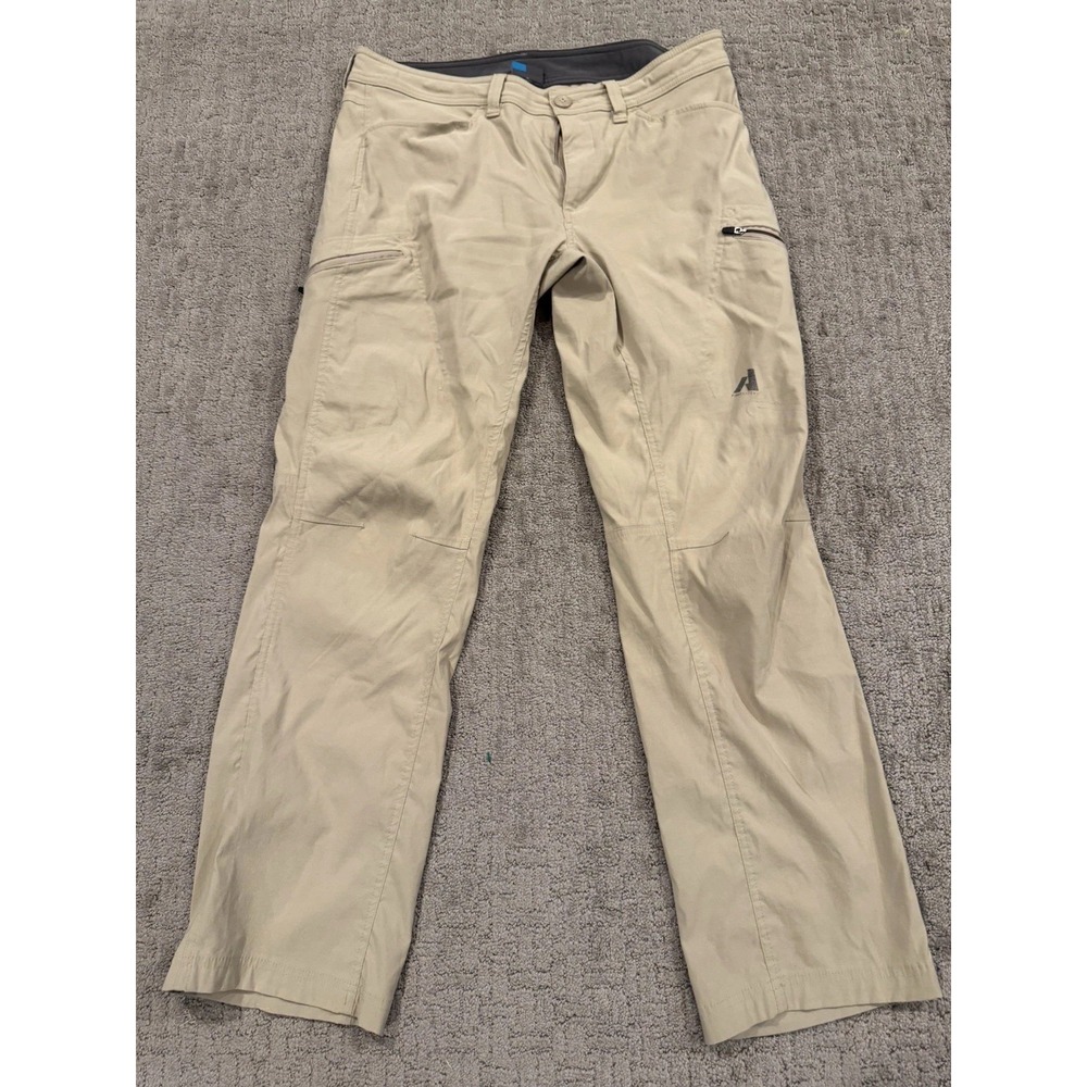 Eddie Bauer Men's First Ascent Guide Pro Pants 35x32 Beige (C1)
